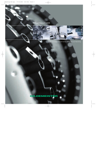 Vorschaubild DMG Mori Aktiengesellschaft Jahresbericht 1999