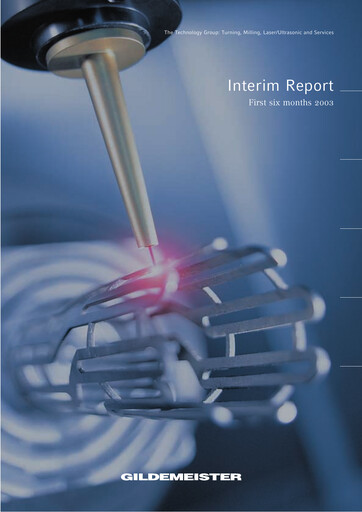 Thumbnail DMG Mori Aktiengesellschaft Financial Report 2003-h1