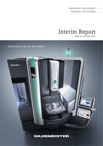Thumbnail DMG Mori Aktiengesellschaft Financial Report 2010-h1