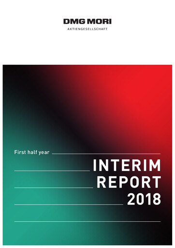 Thumbnail DMG Mori Aktiengesellschaft Financial Report 2018-h1