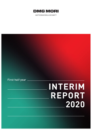 Thumbnail DMG Mori Aktiengesellschaft Financial Report 2020-h1