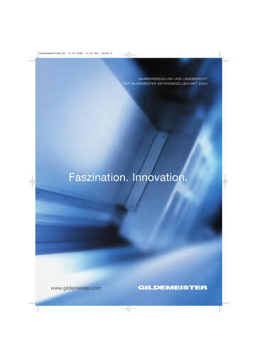 Thumbnail DMG Mori Aktiengesellschaft Financial Statement 2003