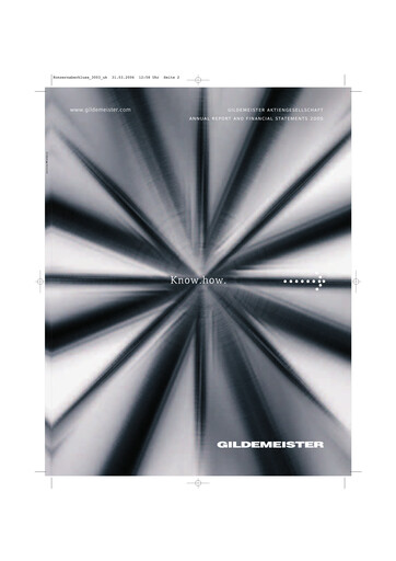 Thumbnail DMG Mori Aktiengesellschaft Financial Statement 2005