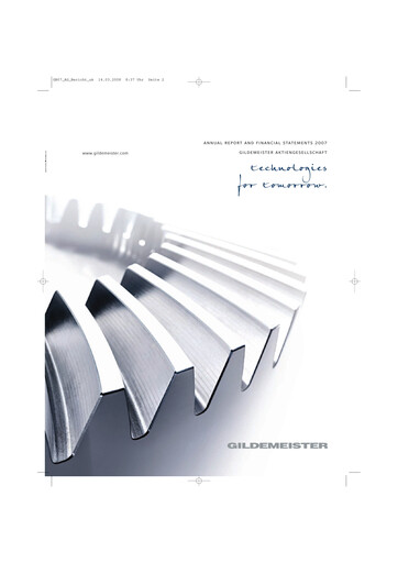 Thumbnail DMG Mori Aktiengesellschaft Financial Statement 2007