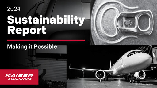 Thumbnail Kaiser Aluminum
 Sustainability Report 2024
