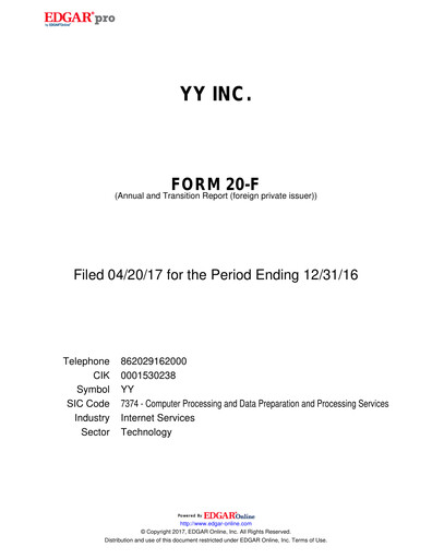 Thumbnail JOYY Annual Report 2016