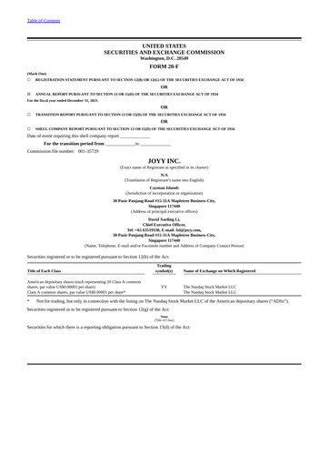 Thumbnail JOYY Annual Report 2021