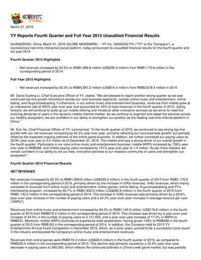 Thumbnail JOYY Quarterly Report 2015-q4