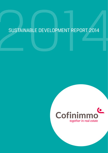 Thumbnail Cofinimmo Sustainability Report 2014