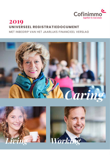 Miniature Cofinimmo Document d'enregistrement universel 2019