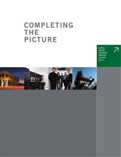 Thumbnail Extra Space Storage
 Annual Report 2005