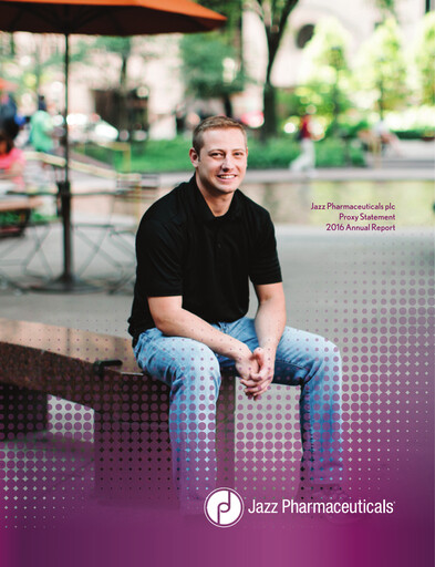 Thumbnail Jazz Pharmaceuticals Annual Report 2016