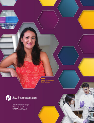 Thumbnail Jazz Pharmaceuticals Annual Report 2020
