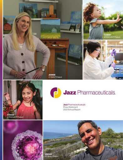 Thumbnail Jazz Pharmaceuticals Annual Report 2021