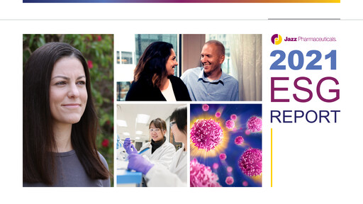 Thumbnail Jazz Pharmaceuticals ESG Report 2021