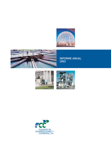 Thumbnail Fomento de Construcciones y Contratas
 Annual Report 2003