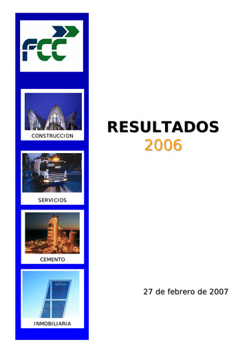 Thumbnail Fomento de Construcciones y Contratas
 Financial Report 2006