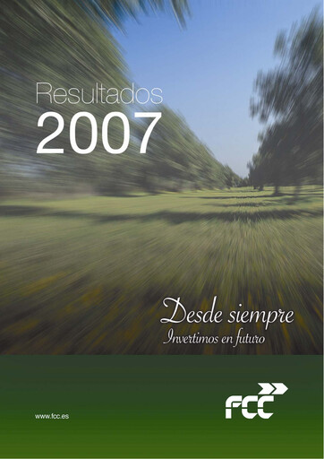 Thumbnail Fomento de Construcciones y Contratas
 Financial Report 2007