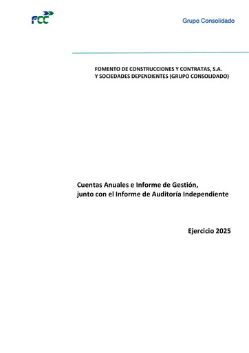Thumbnail Fomento de Construcciones y Contratas
 Financial Statement 2025