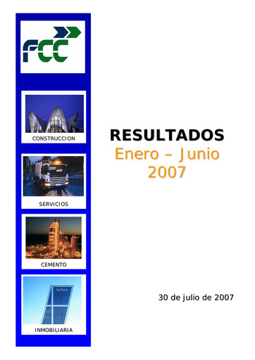 Vorschaubild Fomento de Construcciones y Contratas
 Halbjahresbericht 2007-h1