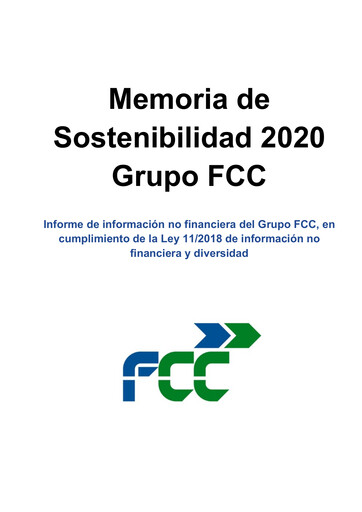 Thumbnail Fomento de Construcciones y Contratas
 Sustainability Report 2020