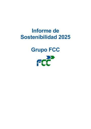 Vorschaubild Fomento de Construcciones y Contratas
 Nachhaltigkeitsbericht 2025