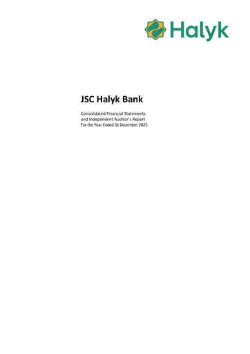 Thumbnail JSC Halyk Bank Financial Statement 2025