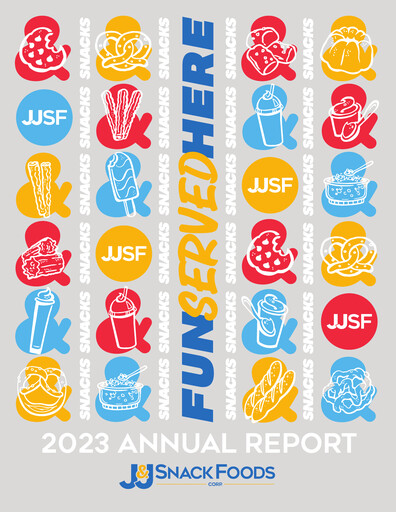 Thumbnail J&J Snack Foods
 Annual Report 2023