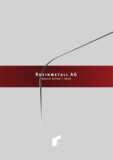 Thumbnail Rheinmetall
 Annual Report 2013