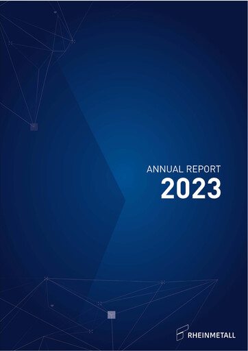 Thumbnail Rheinmetall
 Annual Report 2023