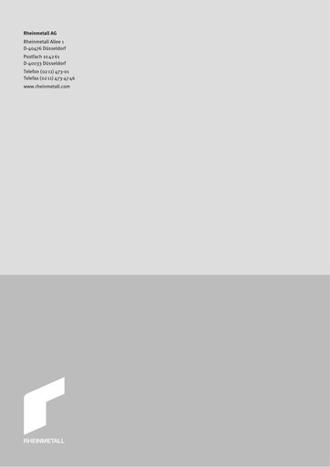 Thumbnail Rheinmetall
 Financial Statement 2002