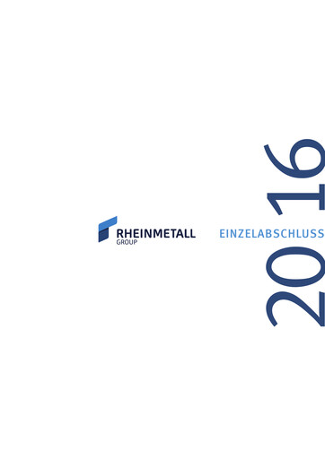 Thumbnail Rheinmetall
 Financial Statement 2016