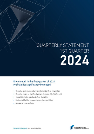 Thumbnail Rheinmetall
 Quarterly Report 2024-q1