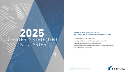 Thumbnail Rheinmetall
 Quarterly Report 2025-q1