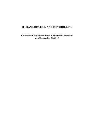Vorschaubild Ituran Finanzmitteilung 2019-9m