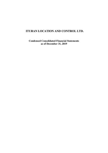 Vorschaubild Ituran Finanzmitteilung 2019