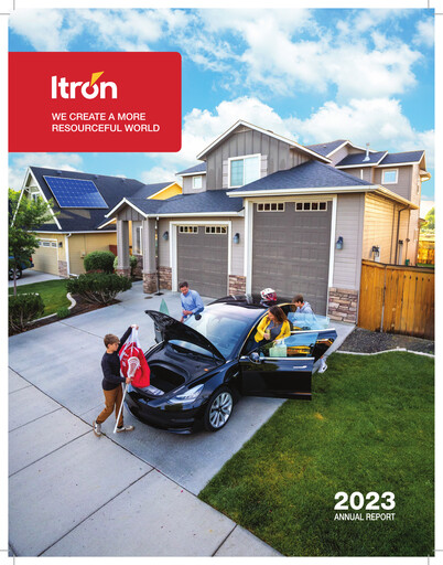 Thumbnail Itron
 Annual Report 2023