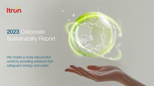 Thumbnail Itron
 Sustainability Report 2023