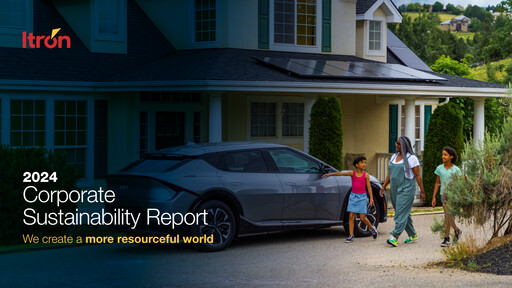 Thumbnail Itron
 Sustainability Report 2024