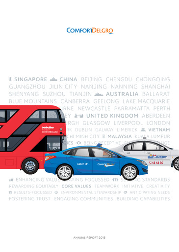 Thumbnail ComfortDelGro Annual Report 2015