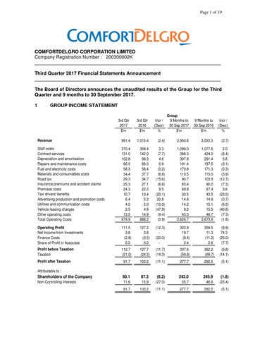 Thumbnail ComfortDelGro Quarterly Report 2017-q3