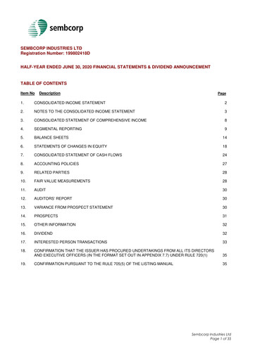 Thumbnail Sembcorp Half-year Report 2020-h1