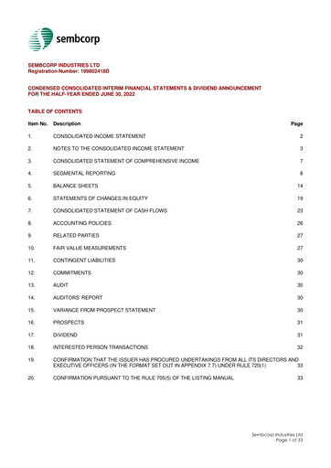 Thumbnail Sembcorp Half-year Report 2022-h1