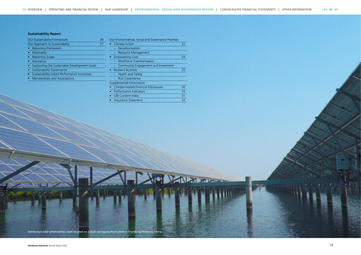 Thumbnail Sembcorp Sustainability Report 2022