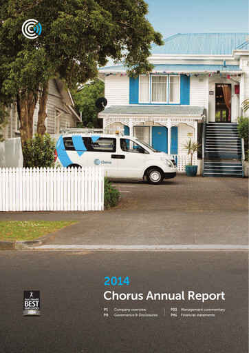 Thumbnail Chorus Annual Report 2014