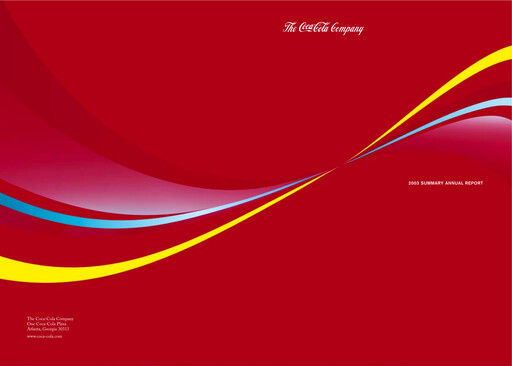 Thumbnail Coca-Cola Annual Report 2003