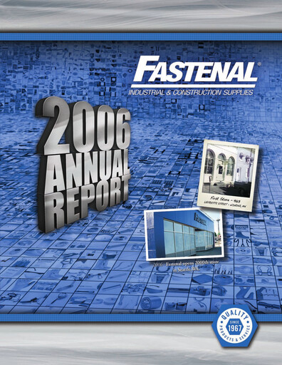 Thumbnail Fastenal Annual Report 2006