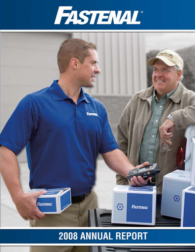 Thumbnail Fastenal Annual Report 2008