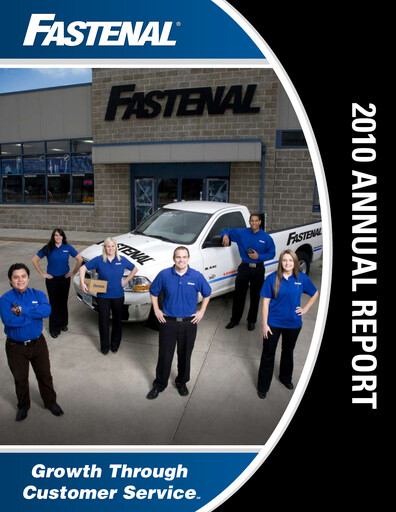 Thumbnail Fastenal Annual Report 2010
