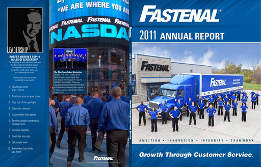 Vorschaubild Fastenal Jahresbericht 2011